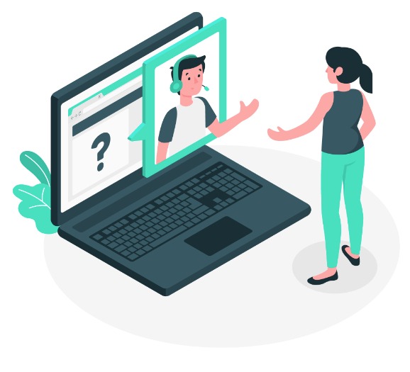 Contact illustration